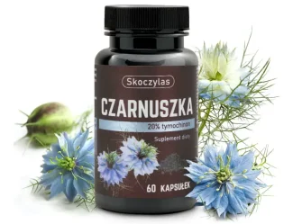 Skoczylas CZARNUSZKA 20% tymochinon 60 kaps.