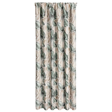 Zasłona gotowa Garden 7 na Taśmie 155 x 200 cm, Beżowy
