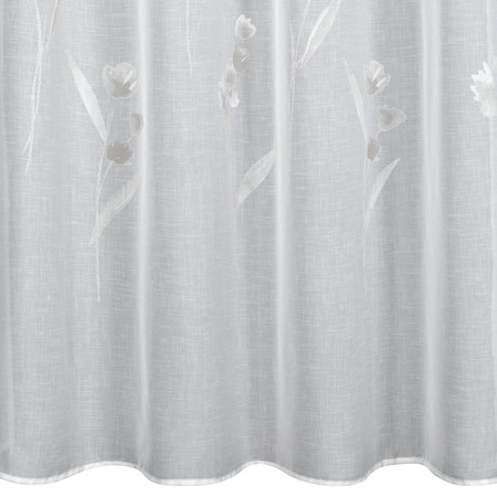 FIRANA GOTOWA ISABEL 140 X 250 CM BIAŁY