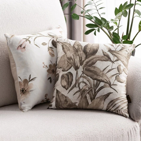 Poszewka Spring 46 40 x 40 cm, Ciemnobeżowy