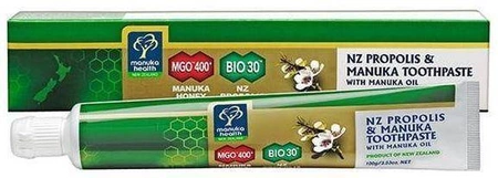 Miody Manuka - Pasta do Zębów z Miodem Manuka MGO™ 400+, Propolisem BIO30™ i olejkiem Manuka - 100 g