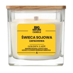 Big Nature Świeca sojowa o zap. GOLDEN Lady -zap. Insp. KENZO Flower 220g