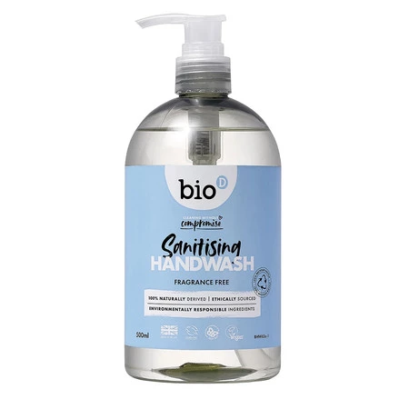 Bio-D, Mydło w płynie, Bezzapachowe, 500 ml