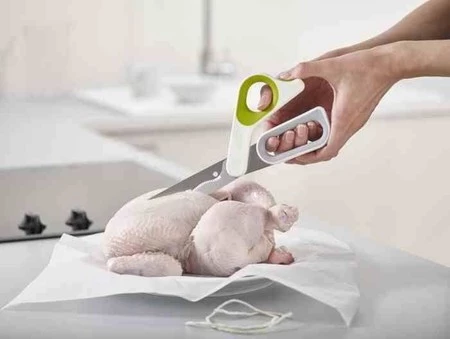 JJ - Nożyczki kuchenne PowerGrip™, biało-zielone