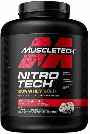 MuscleTech Nitro-Tech odżywka białkowa 2270 g  smak ciastka z kremem