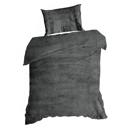 Komplet pościeli Flano 2, 220 x 200 cm, Stalowy