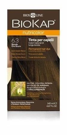 BIOKAP – Nutricolor, Ciemny Złoty Blond 6.3