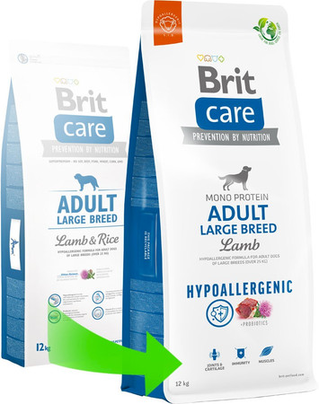 Brit Care Dog Hypoallergenic Adult Large Breed Lamb 12kg