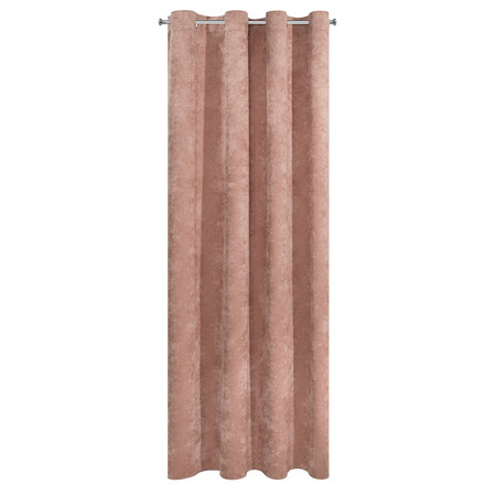 ZASŁONA GOTOWA ANISA 140 X 250 CM CIEMNORÓŻOWY