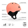 SCOOTANDRIDE Kask narciarski zimowy S-M dla dzieci 3+ Peach