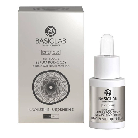 BasicLab serum pod oczy Esteticus - Kuracja przeciwzmarszczkowa - nawilżenie i ujędrnienie 15 ml