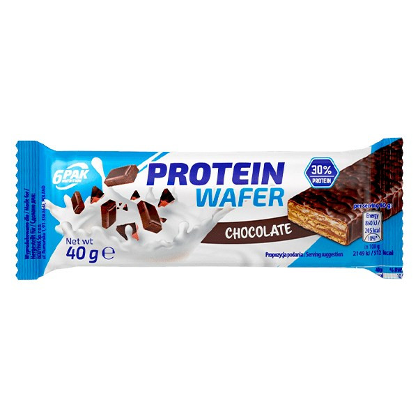 6PAK PROTEIN WAFER 40g smak czekolada - Nabea.pl