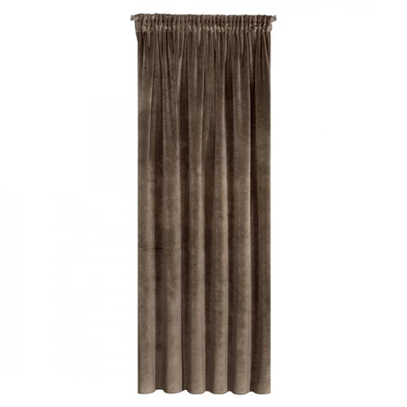 ZASŁONA GOTOWA VILLA NA TAŚMIE 140 X 270 CM BRĄZOWY