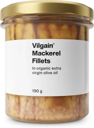 Vilgain Filety z makreli w BIO oliwie z oliwek extra virgin 190 g