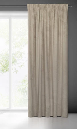 ZASŁONA GOTOWA NADIA NA TAŚMIE 140 X 300 CM BEŻOWY