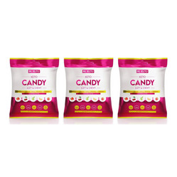 Zestaw: 3x BeKeto Keto Cukierki – Owocowa Mieszanka 70g