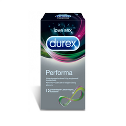 Durex Prezerwatywy Performa przedłużające stosunek 12 szt.