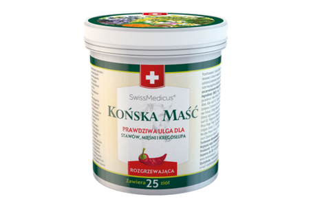 SWISSMEDICUS Końska maść rozgrzewająca 500ml