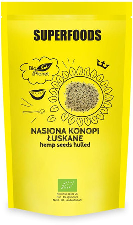 SUPERFOODS Konopia łuskana BIO 200g BIO PLANET