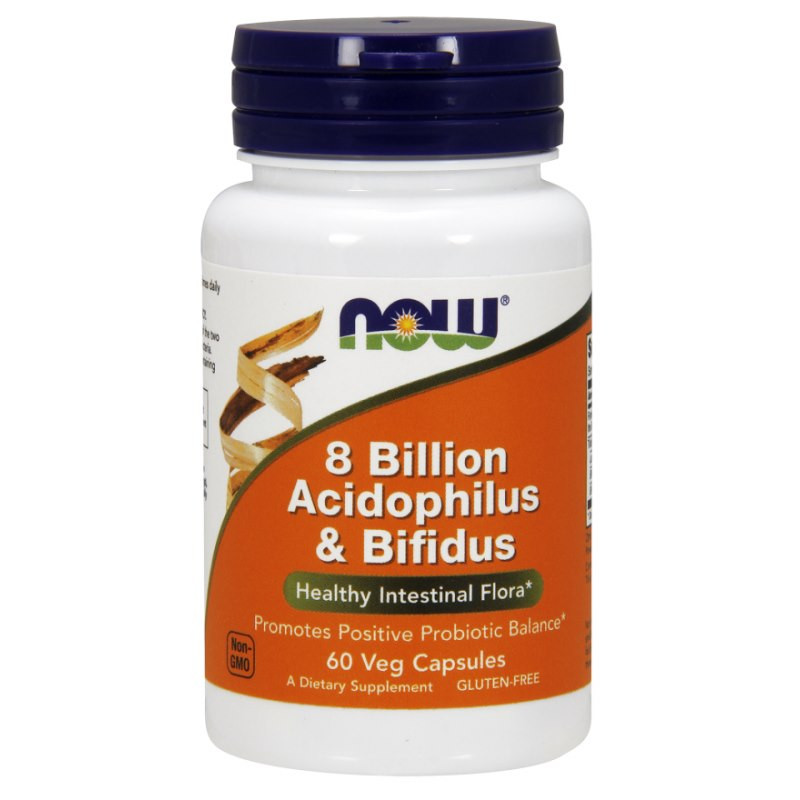 8 miliardów Acidophilus & Bifidus - Probiotyk (60 kaps.) - Nabea.pl