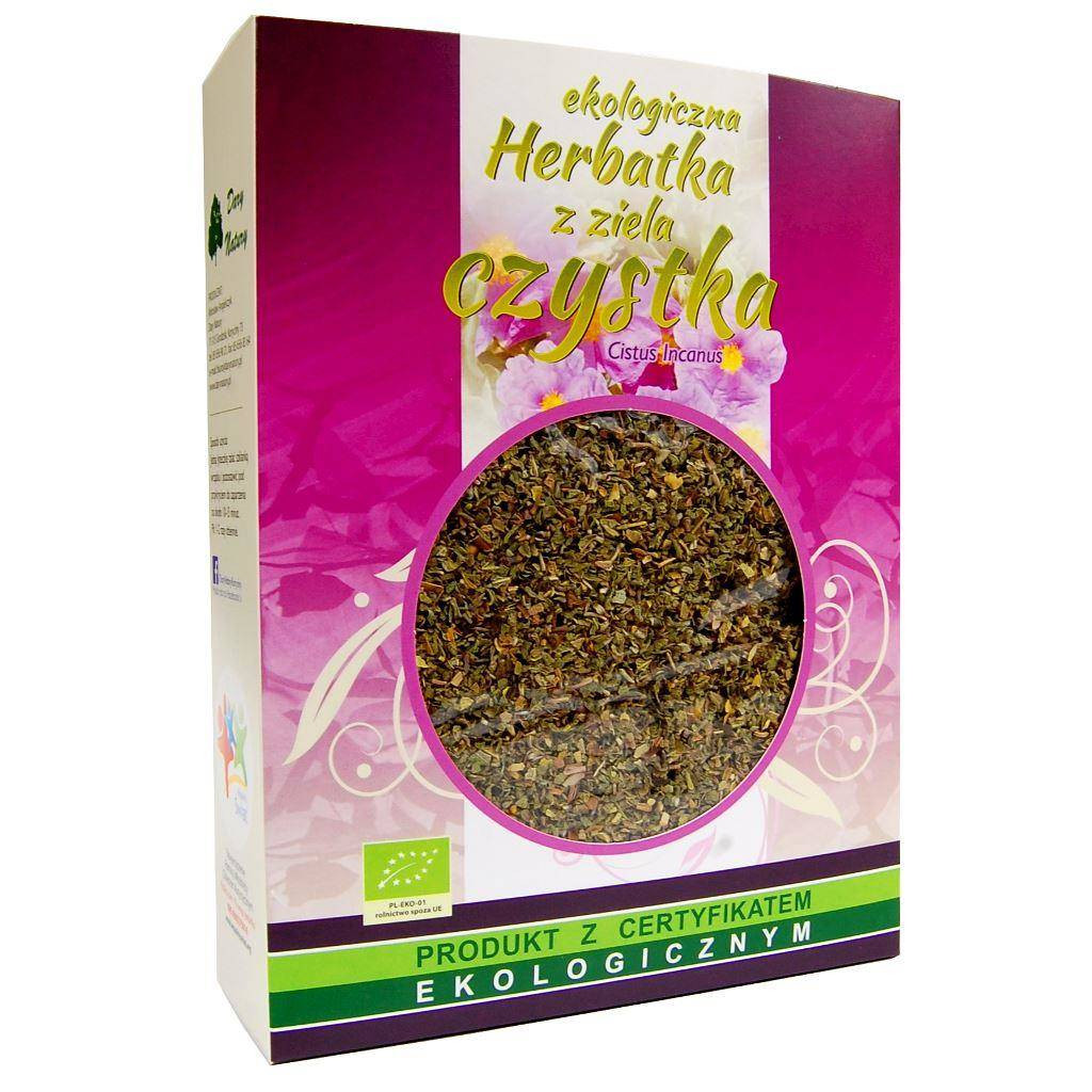 HERBATKA ZIELE CZYSTKA BIO 200 g - DARY NATURY - Nabea.pl