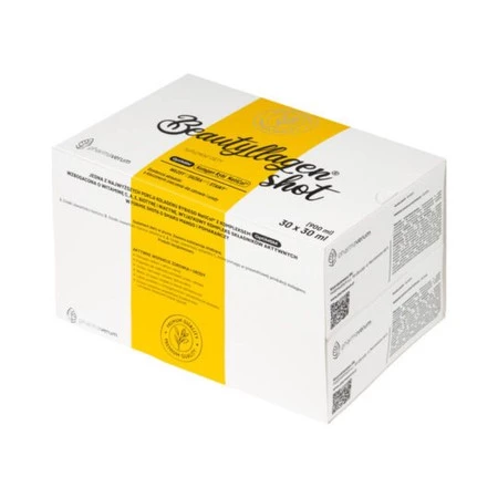 Zestaw 2x Pharmaverum Beautyllagen® shot Kolagen i Witaminy dla Zdrowej Skóry i Stawów 30 szt x 30 ml