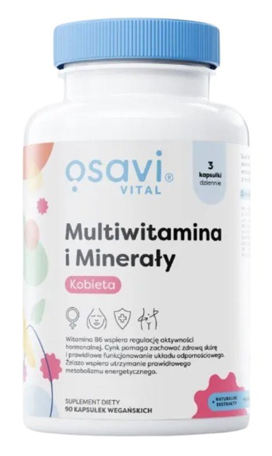 Osavi Multiwitamina i Minerały Kobieta 90 kaps. - Nabea.pl