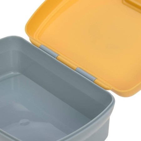 Lassig Zestaw śniadaniowy na lunch Lunchbox + Tritanowa butelka - bidon 460 ml About Friends Lew