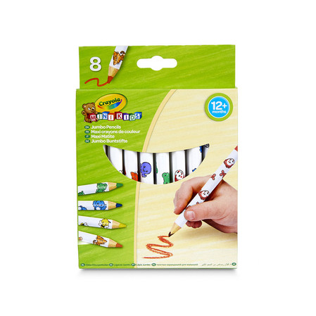  Crayola Kredki 8 kolorów ołówkowe JUMBO 3678