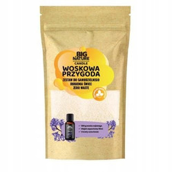 Big Nature Woskowa przygoda LAWENDA  - zestaw do robienia świec DYI 515g