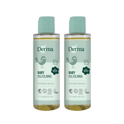 Zestaw: 2x Derma Eco Baby oliwka 150ml