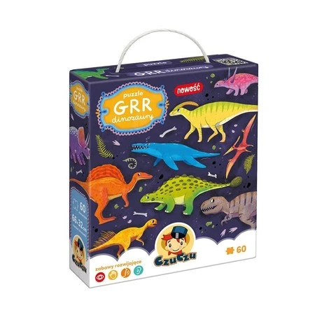 CzuCzu Puzzle 60el Grr Dinozaury