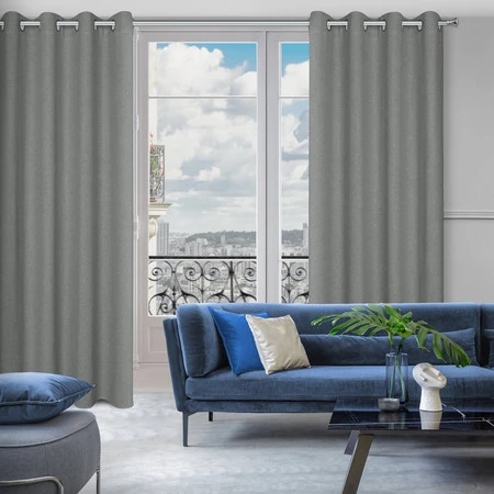 ZASŁONA GOTOWA LIDIA 140 X 250 CM SZARY