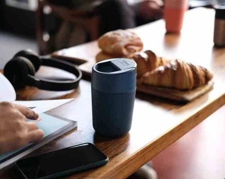 JJ - Kubek podróżny 340ml Sipp™, niebieski