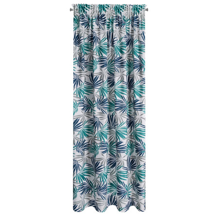 ZASŁONA GOTOWA D91 ELINA NA TAŚMIE 140 X 270 CM BIAŁY