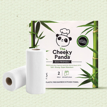 Cheeky Panda, Ręcznik papierowy, 200 listków (2 rolki po 100 listków)