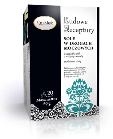 MIR-LEK LUDOWE RECEPTURY sole w drogach moczowych 30 saszetek