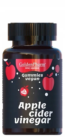 GoldenPharm Ocet Jabłkowy  60 żelków