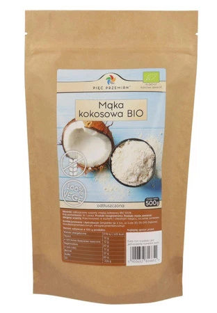 Pięć Przemian − Mąka kokosowa Bio − 500 g