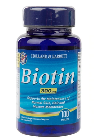 Biotyna - Biotin 300 mcg (100 tabl.)