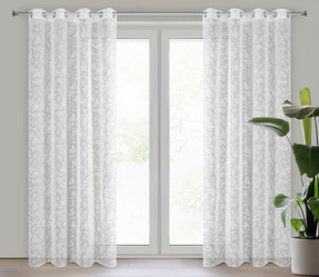 ZASŁONA GOTOWA HOLLY 140 X 250 CM BIAŁY