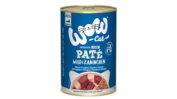 WOW CAT Senior Wild Kaninchen - dziczyzna z królikiem dla kota seniora (400g)