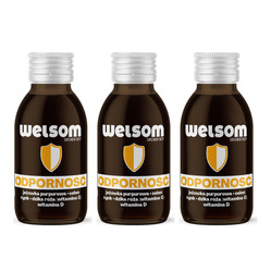 Zestaw: 3x Welsom Shot Odporność 100 ml
