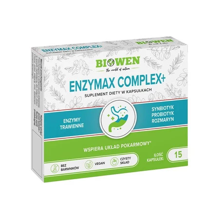 Biowen EnzyMax Complex na wsparcie trawienia 15 kaps