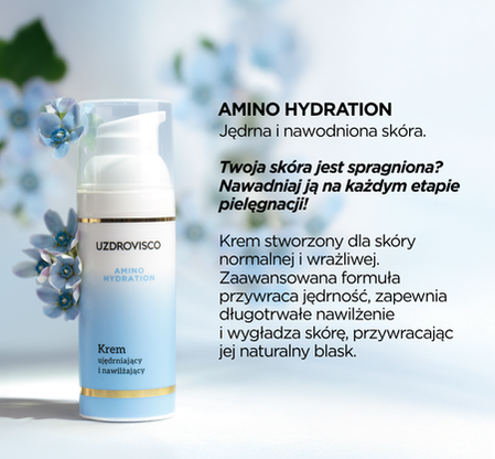 Uzdrovisco,Amino Hydration, Krem ujędrniający i nawilżający, 50 ml