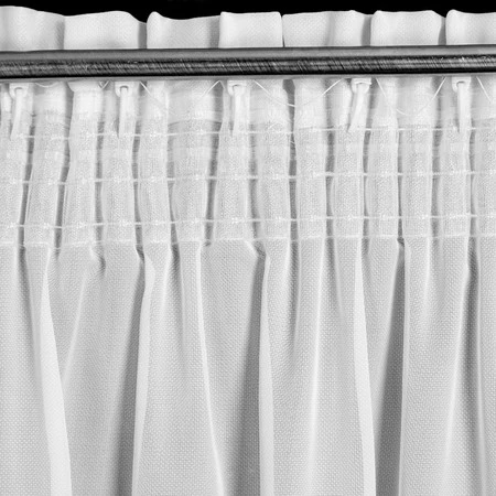 FIRANA GOTOWA TINA NA TAŚMIE 140 X 270 CM BIAŁY