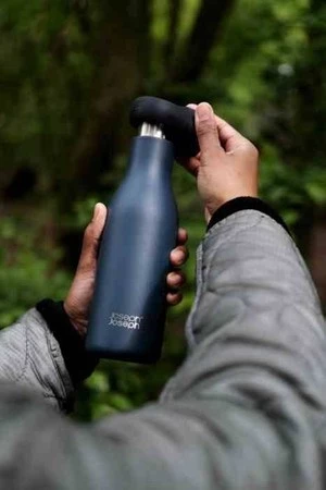 JJ - Butelka termiczna stalowa 500ml Loop™, niebie