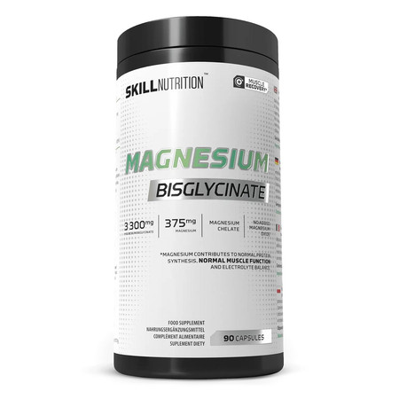 Skill Magnesium Bisglycinate wysokoprzyswajalny magnez dla wsparcia organizmu 90 kaps.