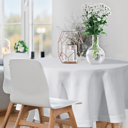 OBRUS STELLA 2 FI 120 CM BIAŁY