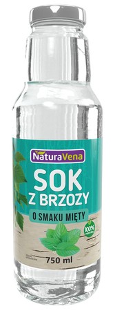 SOK Z BRZOZY O SMAKU MIĘTY 750 ml - NATURAVENA